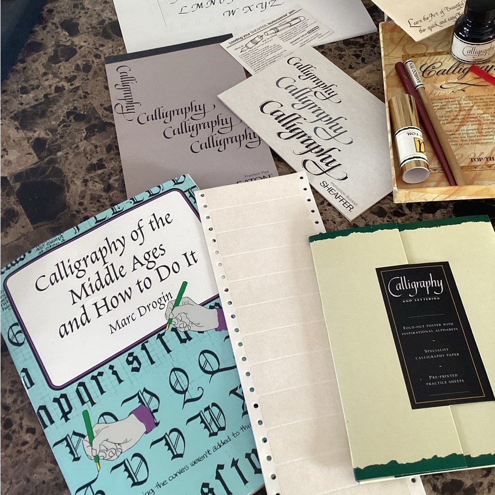 🌂 Mixed Calligraphy Lot - Picture 4 of 6